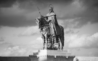 Szent István király lovasszobra